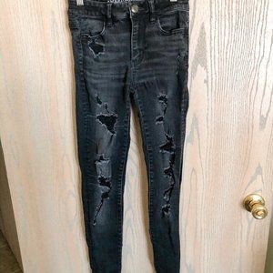 American Eagle Distressed Jeggings